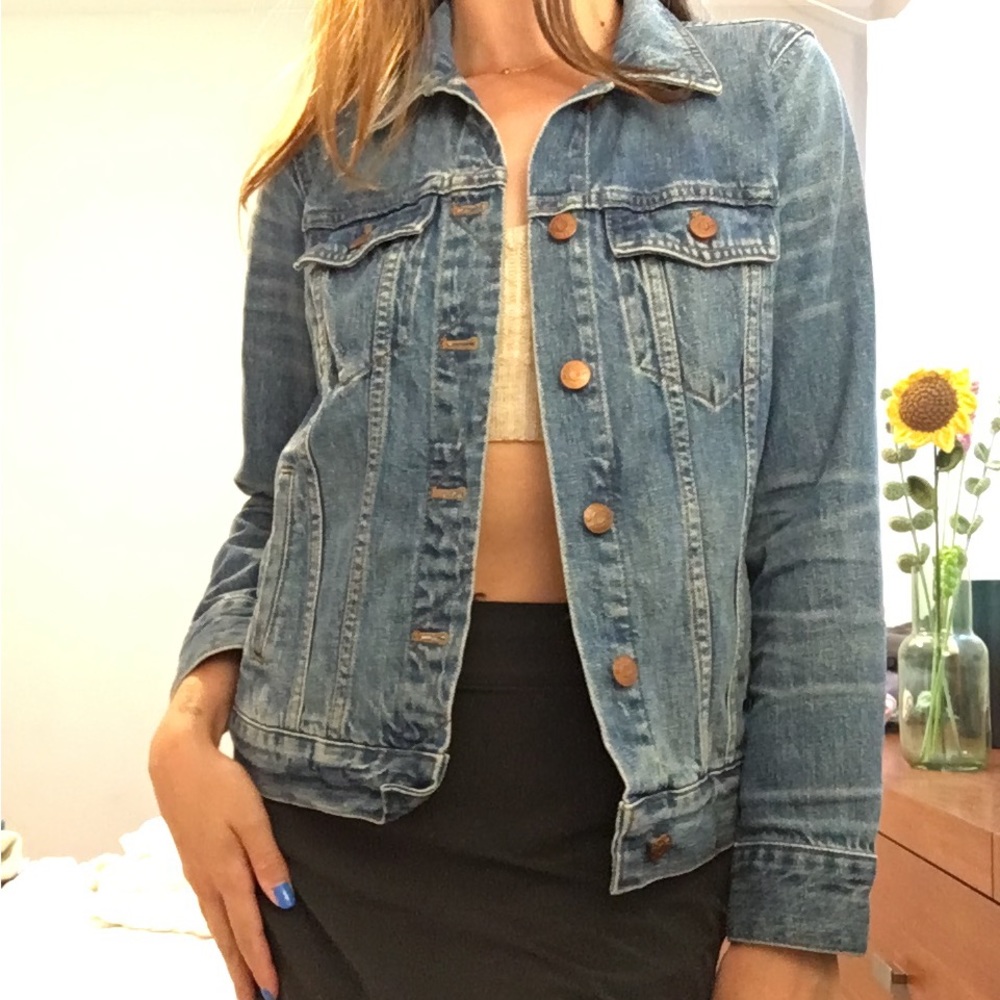 Cute denim Madewell Jacket